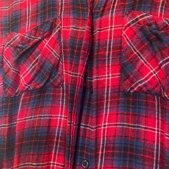 Rails Plaid Short Sleeve Flannel Soft Top Size Small - Picture 3 of 3